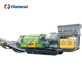 Mobile Double Shaft Shredder